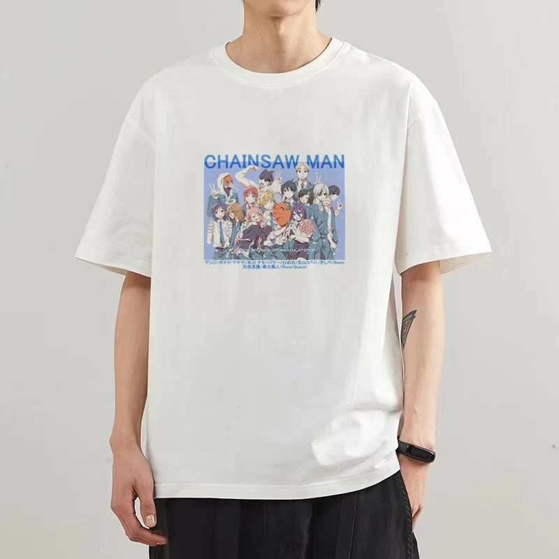 New Chainsaw Man Character Collection Summer T-shirt 1 New Chainsaw Man Character Collection Summer T-shirt