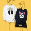 New Chainsaw Man Denji And Reze Couple Matching Hoodie