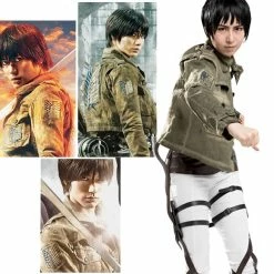 Cosplay Attack On Titan Live-Action Movie Eren Jaeger Jacket