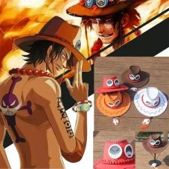 New Portgas D Ace Cosplay Cowboy Hat
