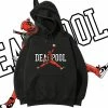 New Deadpool Jumpman Playing Basketball Hoodie