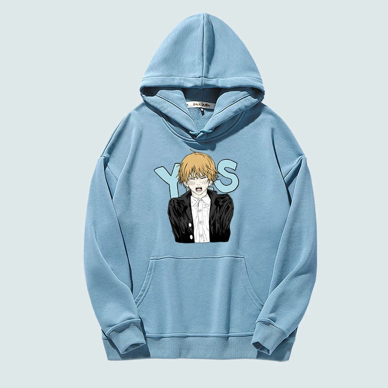 New Chainsaw Man Denji And Reze Couple Matching Hoodie 2 New Chainsaw Man Denji And Reze Couple Matching Hoodie - Image 2