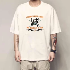 Circumtoy Demon Slayer Corps One Demon At A Time Summer T-shirt