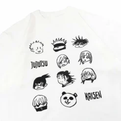 New Chibi Jujutsu Kaisen Grid Summer T-shirt -accessories outlet store details 3a03368d 6892 4d51 847d ee90ec07e88c 2048x