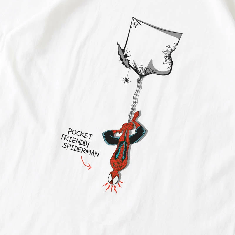 New Hanged Pocket Spiderman Summer T-shirt 4 New Hanged Pocket Spiderman Summer T-shirt - Image 4