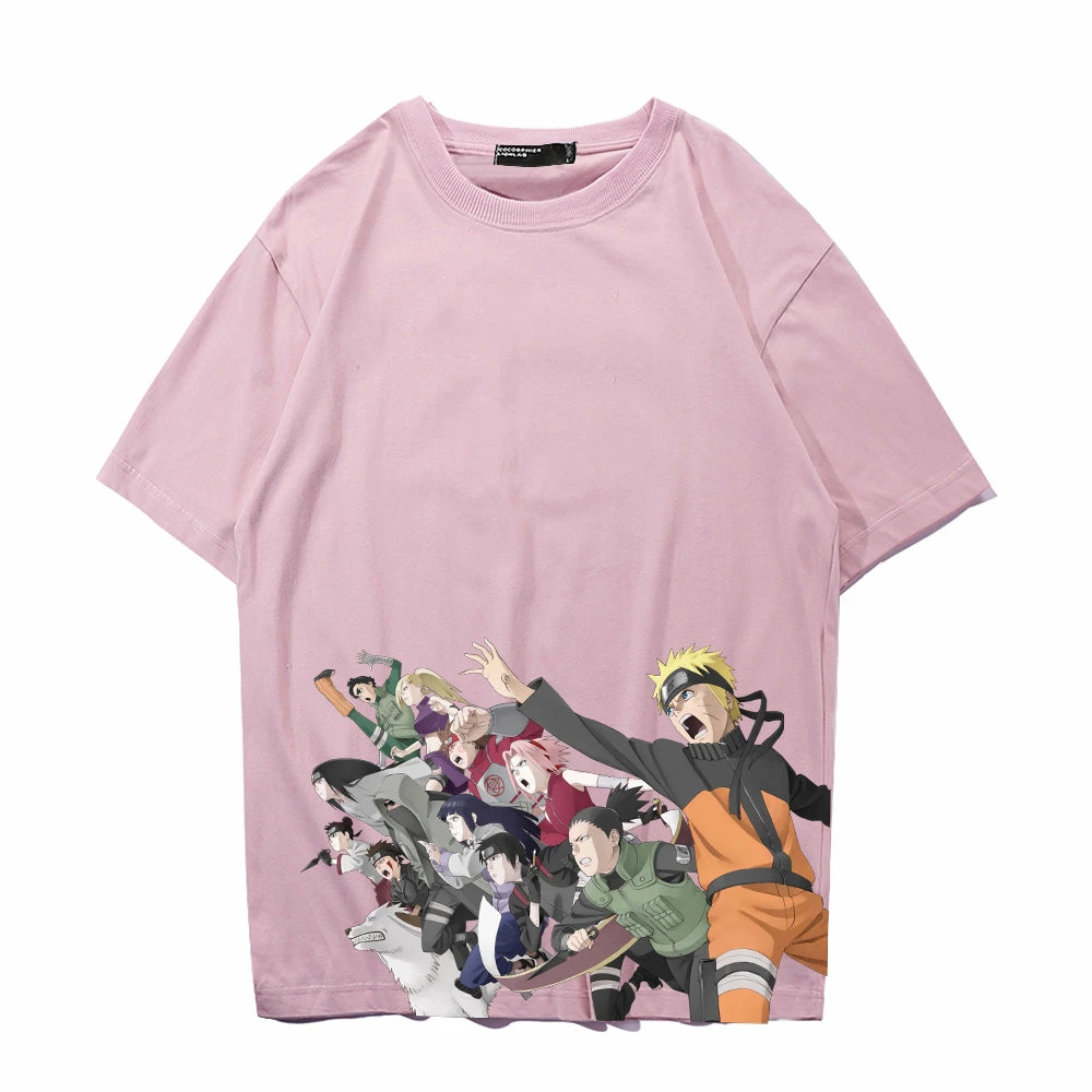 New Naruto Shippuden Charging Forward Summer T-shirt 4 New Naruto Shippuden Charging Forward Summer T-shirt - Image 4