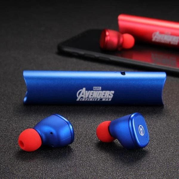 Circumtoy Iron Man/Captain America/Black Panther Wireless Bluetooth Sports Earbuds With Charging Case 2 Circumtoy Iron Man/Captain America/Black Panther Wireless Bluetooth Sports Earbuds With Charging Case - Image 2