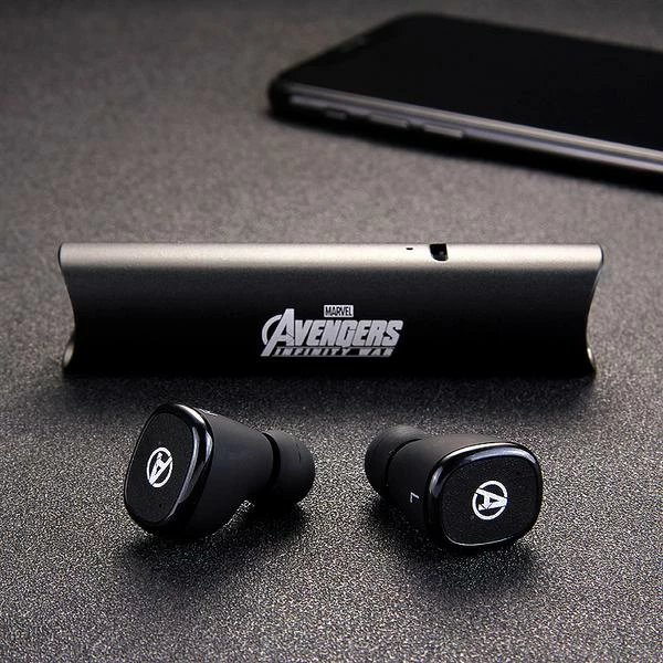 Circumtoy Iron Man/Captain America/Black Panther Wireless Bluetooth Sports Earbuds With Charging Case 3 Circumtoy Iron Man/Captain America/Black Panther Wireless Bluetooth Sports Earbuds With Charging Case - Image 3