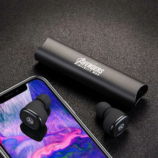 Circumtoy Iron Man/Captain America/Black Panther Wireless Bluetooth Sports Earbuds With Charging Case 6 Circumtoy Iron Man/Captain America/Black Panther Wireless Bluetooth Sports Earbuds With Charging Case - Image 6