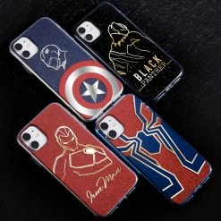 Circumtoy Avengers Silhouette Glitter Shining IPhone Case