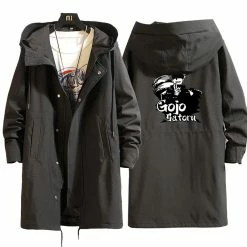 New Jujutsu Kaisen Long Hooded Trench Coat