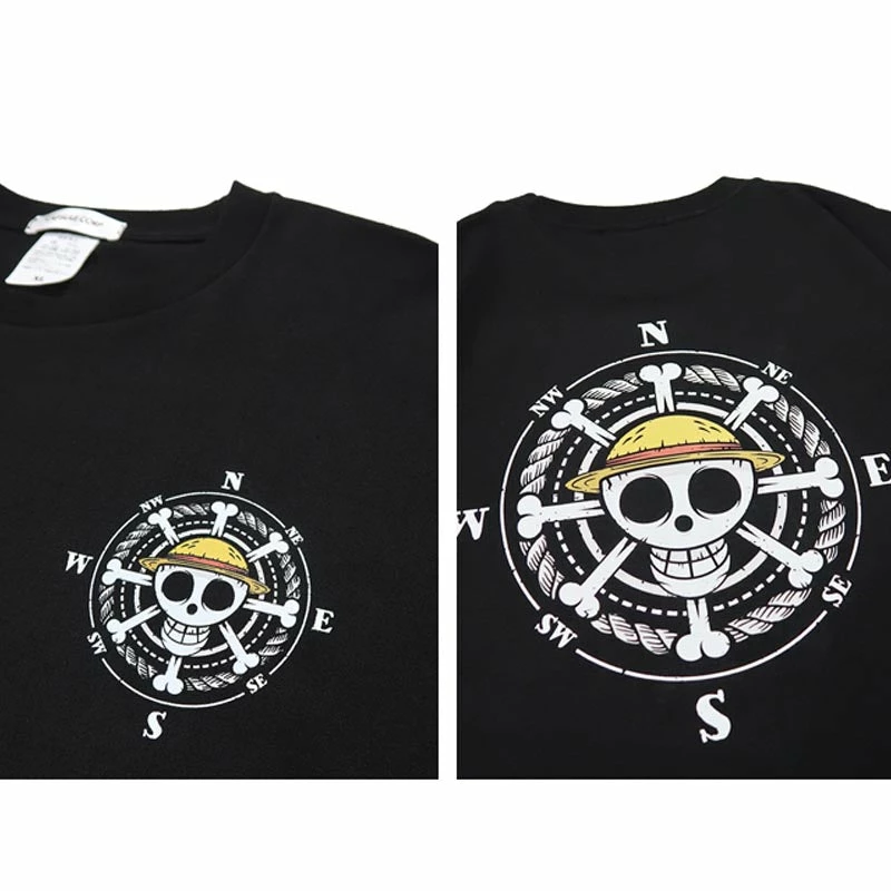 New One Piece Straw Hat Pirates Skull Logo Summer T-shirt 4 New One Piece Straw Hat Pirates Skull Logo Summer T-shirt - Image 4