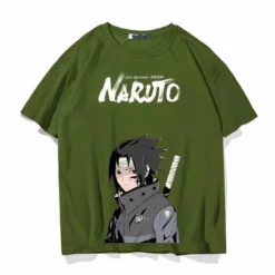 New Sasuke Uchiha Carrying Sword Summer T-shirt -accessories outlet store green 7b58f1c9 dd87 4bf2 8006 754952f62d28 2048x