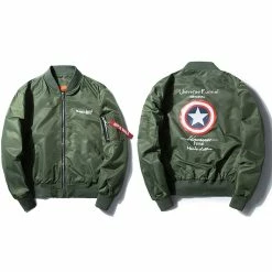 New Captain America Unisex Baseball Jacket With Hood 15 New Captain America Unisex Baseball Jacket With Hood -accessories outlet store green without hood 2048x