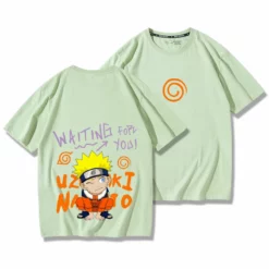 New Chibi Naruto & Hinata Matching Couples Graffiti Summer T-shirt -accessories outlet store greennaruto 2048x