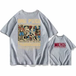 New One Piece Retro Comics Style Summer T-shirt -accessories outlet store grey 3afe9bd8 fa14 471a bc28 aaa766a2bad1 2048x