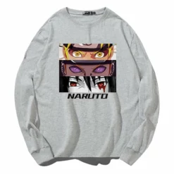 New Uzumaki Naruto, Sasuke Uchiha & Nagato Eyes Long-sleeve T-shirt -accessories outlet store grey 522d36af f6f1 4676 a5d9 b31544096a35 2048x