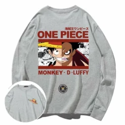 New Monkey D. Luffy Double-Faced Long Sleeve T-shirt 16 New Monkey D. Luffy Double-Faced Long Sleeve T-shirt -accessories outlet store grey 846dc73e b27e 458c bc62 16397359c555 2048x