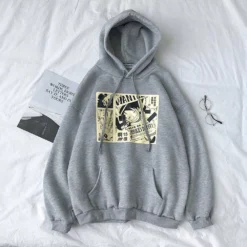New Monkey D. Luffy Bounty Wanted Pullover Hoodie 16 New Monkey D. Luffy Bounty Wanted Pullover Hoodie -accessories outlet store grey luffy 2048x