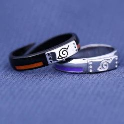 Circumtoy Naruto And Hinata Couple Sliver Ring