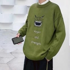 Circumtoy Avengers Original 6 Tattoo Lightweight Sweater -accessories outlet store hulksweater 2048x