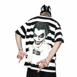 New Joker Inmate Oversized Summer T-shirt