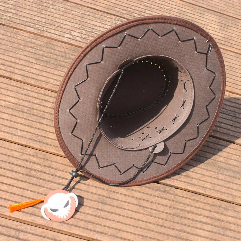 New Portgas D Ace Cosplay Cowboy Hat 7 New Portgas D Ace Cosplay Cowboy Hat - Image 7