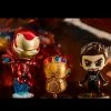 Circumtoy Hot Toys Cosbaby Ironman,Tony Stark And Inifinity Gauntlet