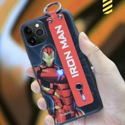 Circumtoy Marvel Comics Wrist Strap Hand IPhone 11 Series Case -accessories outlet store iron man wristband 2048x