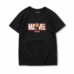 Circumtoy Avengers Black Graphic T-shirt With Marvel Logo