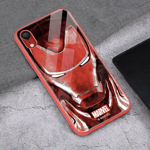 Circumtoy Iron Man / Captain Marvel / Thanos Tempered Glass IPhone Case 1 Circumtoy Iron Man / Captain Marvel / Thanos Tempered Glass IPhone Case