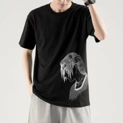 New Itachi Uchiha Silhouette Portrait Summer T-shirt