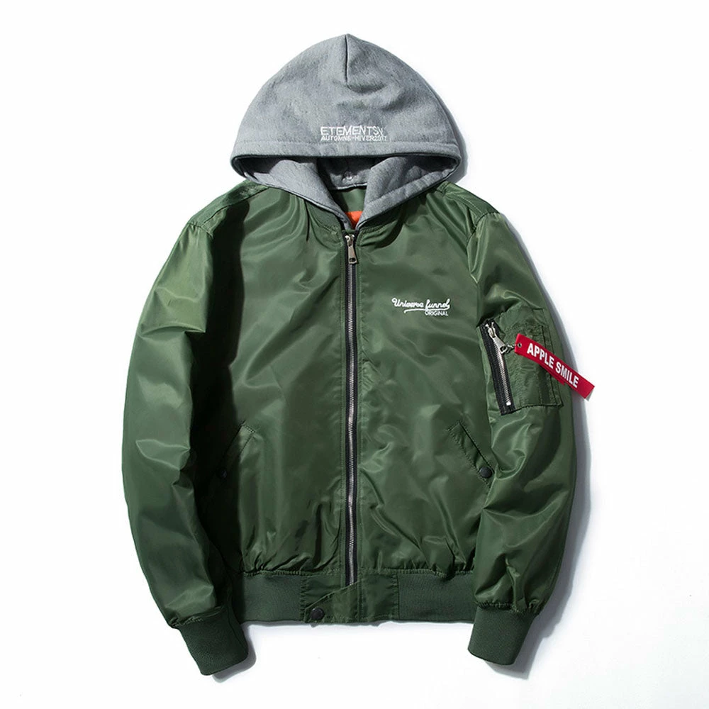 New Captain America Unisex Baseball Jacket With Hood 4 New Captain America Unisex Baseball Jacket With Hood - Image 4