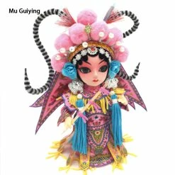 Circumtoy Handmade Chinese Silk Doll - Peking Opera Style -accessories outlet store jingju5 2048x