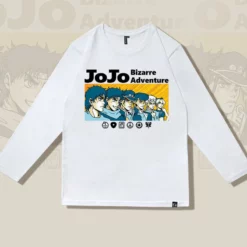New JoJo's Bizarre Adventure Six JoJos Long-Sleeve T-shirt