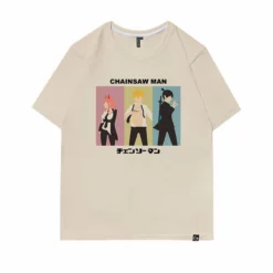 New Chainsaw Man Three Devil Hunters T-shirt 12 New Chainsaw Man Three Devil Hunters T-shirt -accessories outlet store khaki 2048x