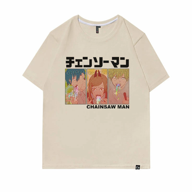 New Chainsaw Man Three Devil Hunters T-shirt 7 New Chainsaw Man Three Devil Hunters T-shirt - Image 7