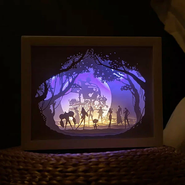 Circumtoy One Piece Paper Sculpture 3D Lamp 1 Circumtoy One Piece Paper Sculpture 3D Lamp