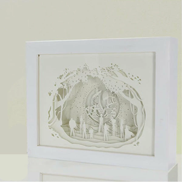 Circumtoy One Piece Paper Sculpture 3D Lamp 4 Circumtoy One Piece Paper Sculpture 3D Lamp - Image 4