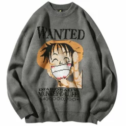 Circumtoy One Piece Luffy Bounty Wanted Sweater -accessories outlet store luffy dead or alive 2048x
