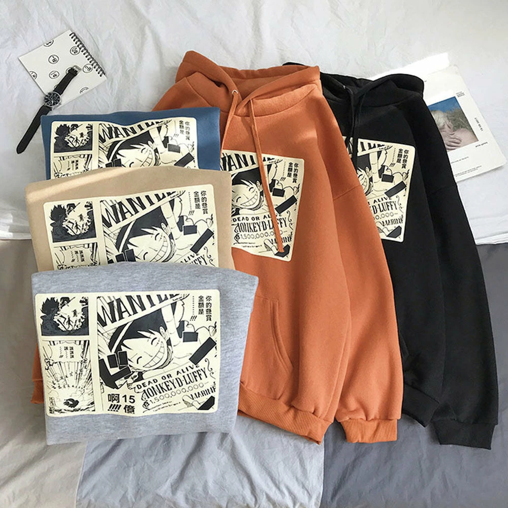 New Monkey D. Luffy Bounty Wanted Pullover Hoodie 3 New Monkey D. Luffy Bounty Wanted Pullover Hoodie - Image 3