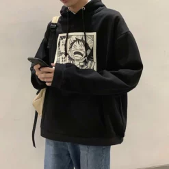 New One Piece Stampede Anime Monkey D. Luffy Yelling Hoodie -accessories outlet store luffyhoodie 2048x