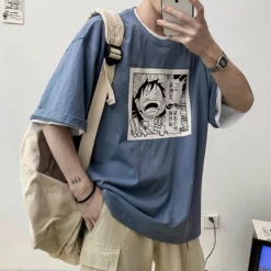 Circumtoy One Piece Stampede Anime Monkey D. Luffy Yelling T-shirt