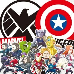 Circumtoy Marvel & DC Comics Superheroes Stickers