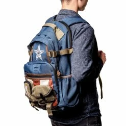 New Captain America Star And Straps Backpack -accessories outlet store modelbag 2048x