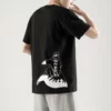 New Minato Namikaze Silhouette Portrait Summer T-shirt