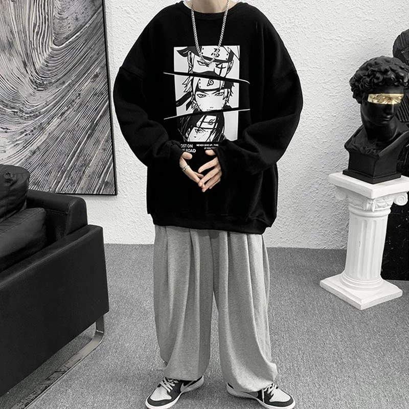 New Naruto, Kakashi And Itachi Pullover Sweatshirt 3 New Naruto, Kakashi And Itachi Pullover Sweatshirt - Image 3