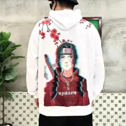 New Itachi Uchiha Sharingan Pixel Hoodie -accessories outlet store narutomodel 2048x