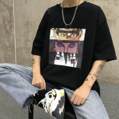 New Uzumaki Naruto, Sasuke Uchiha & Nagato Eyes Summer T-shirt