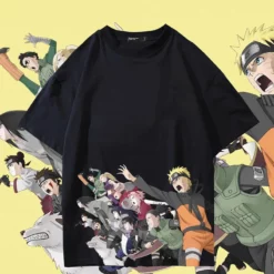 New Naruto Shippuden Charging Forward Summer T-shirt